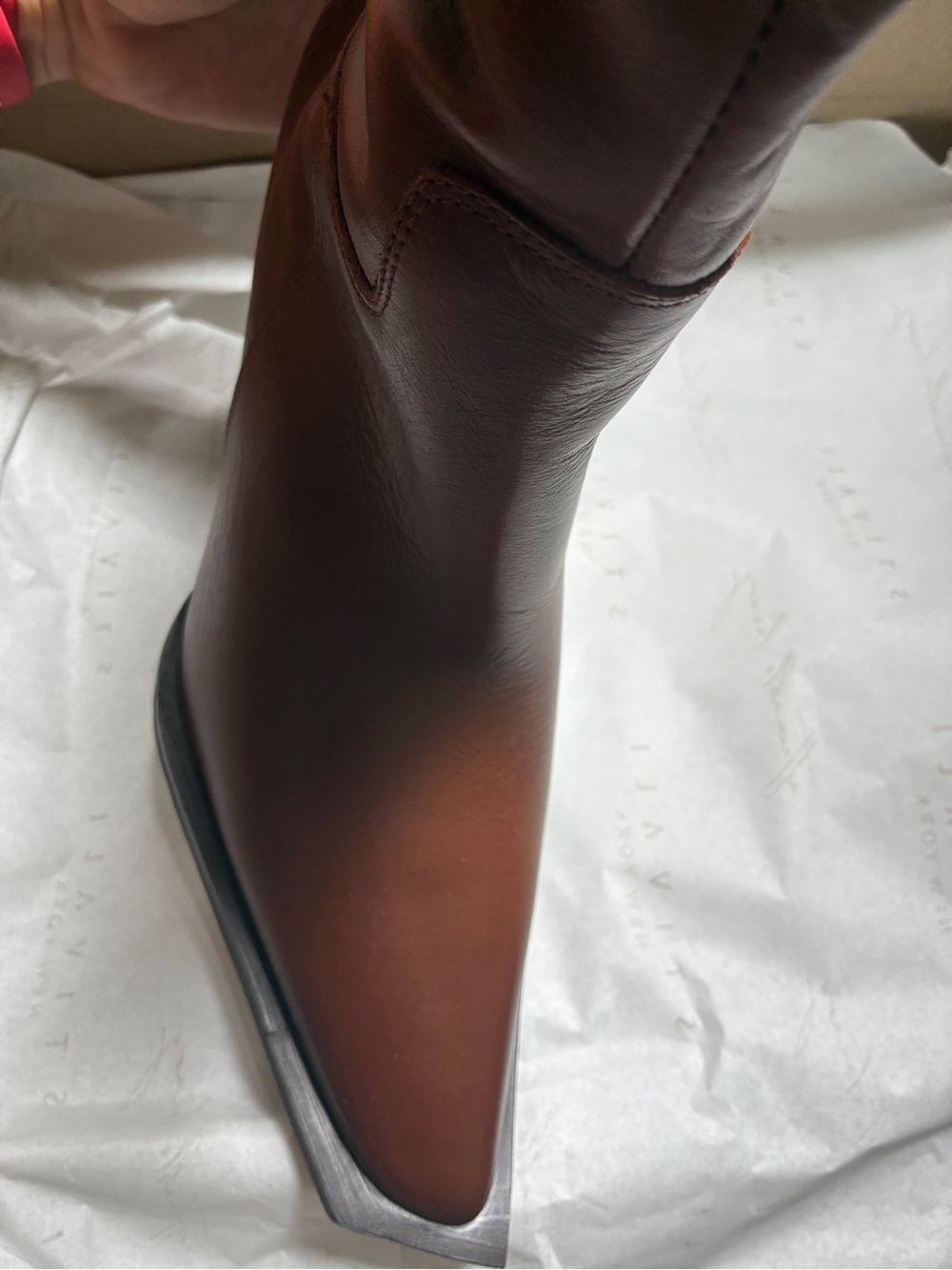 Anthropologie Stivali Alta Boot Size 7,8,9,10 Brand New in Aged Brown - Picture 7 of 8